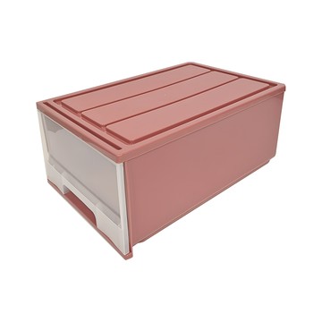 KEYWAY 抽屜整理箱 50L  紅色  618 x 415 x 262mm  1個