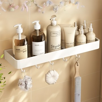 浴室置物架  60cm  白色  1組