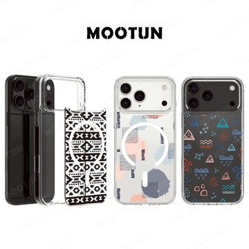 MOOTUN 沐盾 | 可替換背板 防摔手機殼 磁吸手機殼 可拆式背板 iPhone17~13 Pro Max 圖騰系列