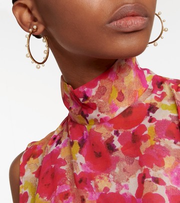 Jennifer Behr Odetta faux pearl hoop earrings