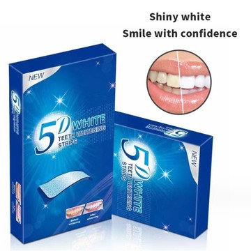 ✦台灣現貨出貨✦5D WHITE 美白牙貼 美國升級版5D WHITE牙貼 牙齒美白貼
