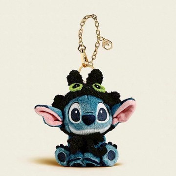 史迪奇 x 沒牙 頭套 毛絨吊飾 坐姿 掛飾 馴龍高手