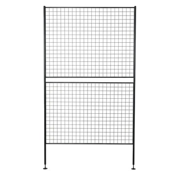AMOS 頂天立地網片置物架 TAW018BK 120 x 90cm  黑色  1盒
