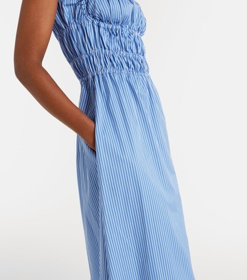 Altuzarra Striped cotton midi dress