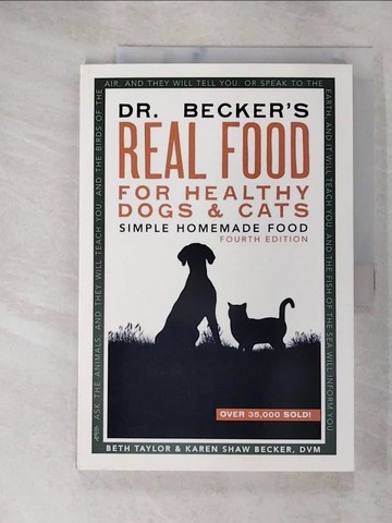 【書寶二手書T6／寵物_SCZ】Dr. Becker's Real Food for Healthy Dogs & Cats_Beth Taylor, Karen Shaw Becker