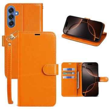 商務翻蓋皮套 手提掛繩殼 適用於 三星 Galaxy S26 S25 S24 S23 Ultra 手機殼 防摔殼