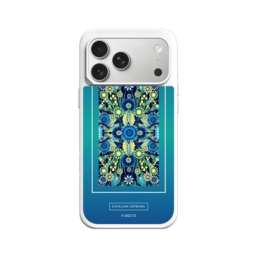 iPhone 17 Pro Max SolidX 白 - Catalina Estrada - Flower Garden - Blue