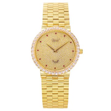 Ogival 愛其華 公司貨 滿天星珠寶 石英腕錶-男錶(377MK)38mm