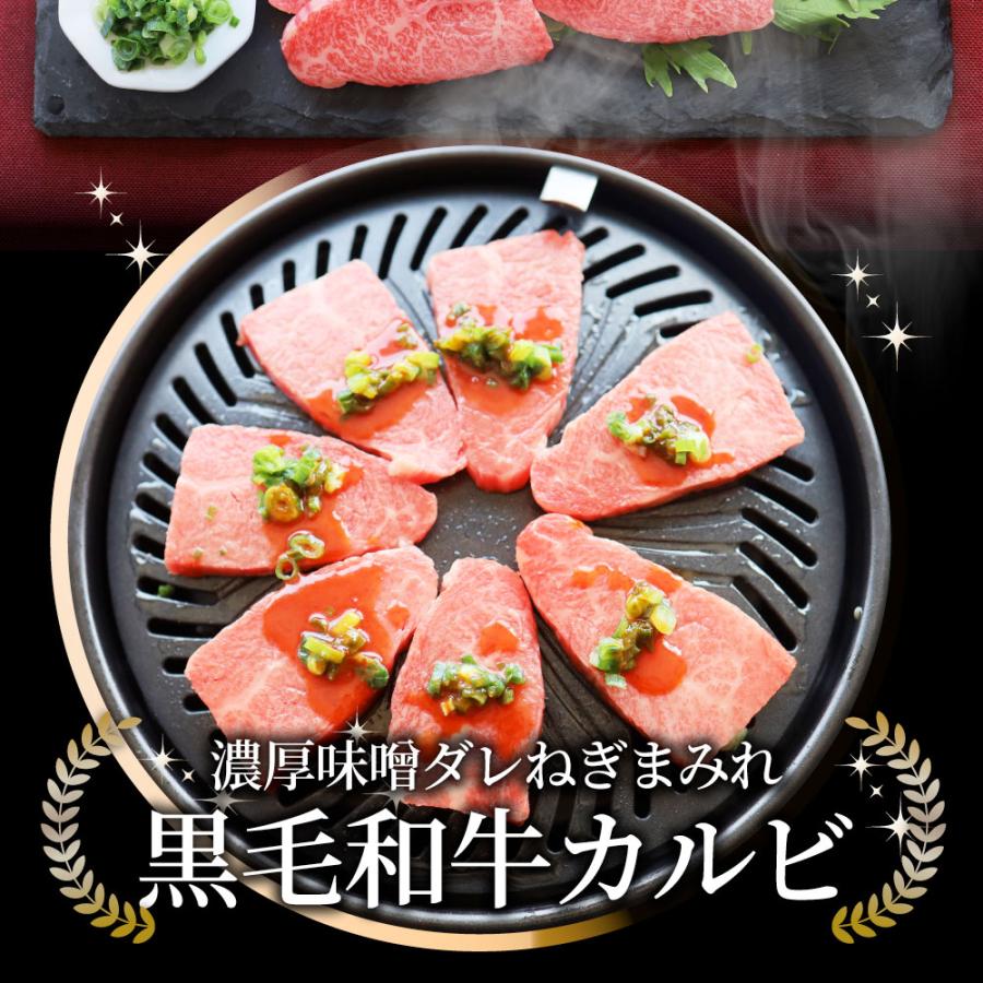 A4,A5等級 特選 黒毛和牛 カルビ焼肉 250g  ねぎまみれ 旨辛味噌ダレ ギフトボックス付 牛肉 肉 お歳暮 ギフト 食品 お祝い  霜降り 贅沢 黒毛 和牛