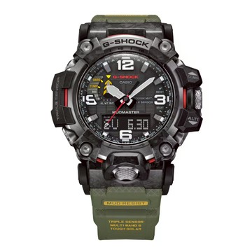 CASIO 卡西歐 G-SHOCK MUDMASTER 太陽能泥人錶 GWG-2000-1A3  墨綠色