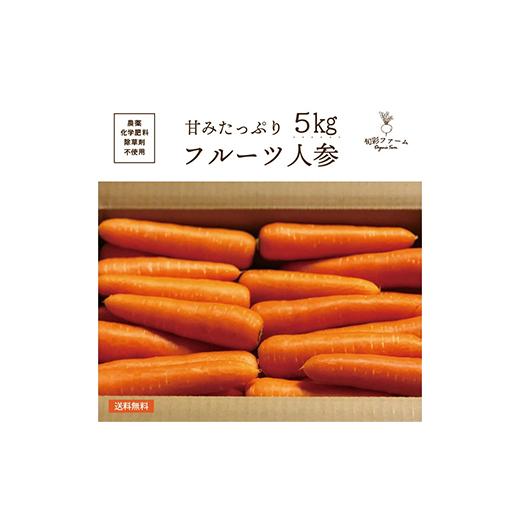 ふるさと納税 福島県 白河市 都内マルシェで人気のお野菜！ 甘みたっぷりフルーツにんじん 5kg F21R-196