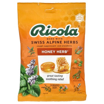 Ricola, Honey Herb®，24 個包裝滴劑