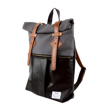 黑色漫步後背包【am-0289】