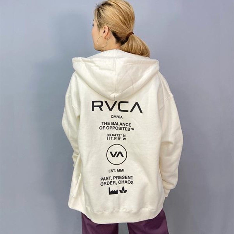 *RVCA ルーカ レディース ジップアップ 長袖  新品タグ付き Ｓ 白