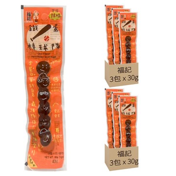 福記 辣味鐵蛋 6粒  30g  6包