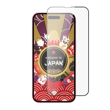 iPhone 15 Plus 貼 AGC日本玻璃 保護貼 【日本AGC玻璃】 IPhone 15 PLUS 旭硝子玻璃鋼化膜 滿版黑邊 保護貼 保護膜