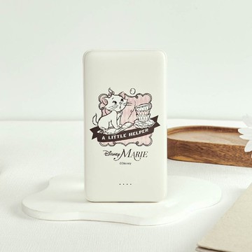 Disney Cats And Dogs-瑪麗貓款做家事雙線快充10000mAh行動電源