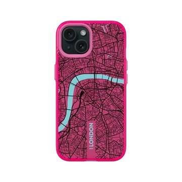 iPhone 15 Clear 粉漾桃 - JOCR - London (Black Logo)
