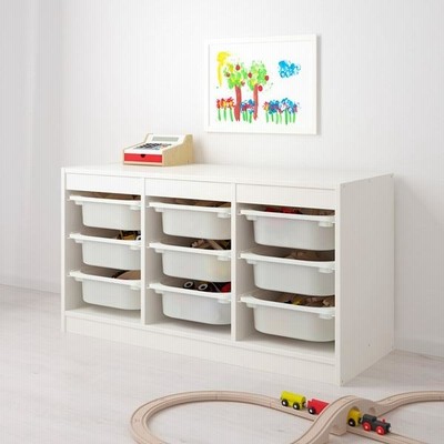 IKEAトロファスト TROFAST ピンク 白 Amazon | IKEA(イケア) TROFAST 09872994 収納コンビネーション