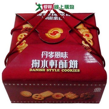 掬水軒丹麥酥餅禮盒450G【愛買】