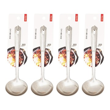 Kiyodo 日式火鍋湯杓  小  銀色  4支