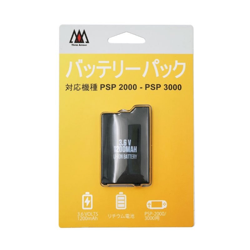 送料込 新品PSP2000/3000用バッテリーパック(電池パック)エンタメ