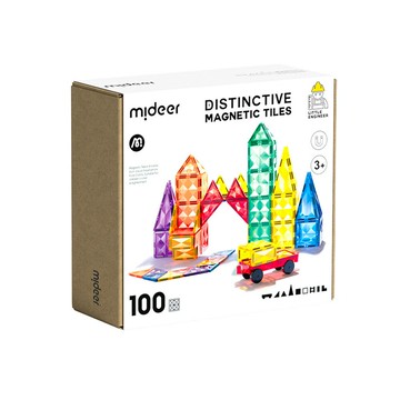 mideer - mideer多彩透光磁力片(100片) MDCT-1223