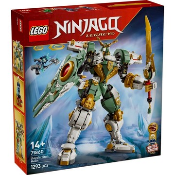 [樂享積木] LEGO 71860 勞埃德的鈦機械人 15 週年紀念版 旋風忍者系列