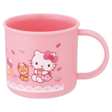 Skater 塑膠漱口杯 凱蒂貓 200ml  粉色  1個