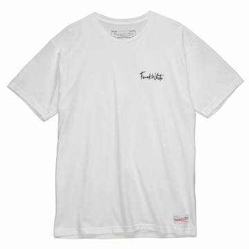 【毒】Mitchell & Ness Frank White Legacy Reborn 短Tee 白 黑【領券折222｜Cube卡+APP下單最高10%回饋】