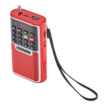 新款雅立信H01插卡收音機MP3老人迷你隨身聽音箱多功能播放器音響【宜家良品百貨】