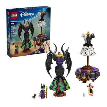 【LEGO 樂高】磚星球〡 43262 迪士尼系列 黑巫婆和庫伊拉德維爾的裙子 Maleficent's and Cruella de Vil's Dresse