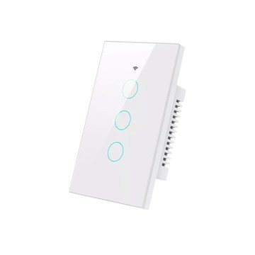 Taiwan InnoMasion 單火線三控雙切觸控開關+WiFi手機APP定時開關