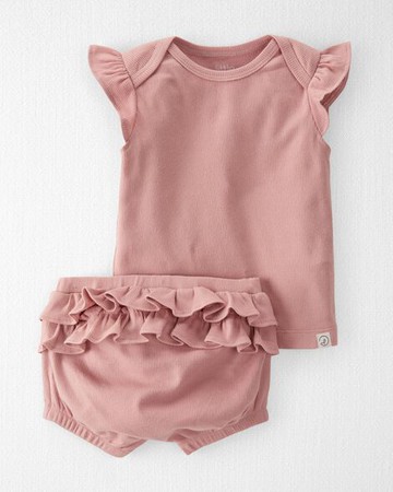 Baby 2-Piece Organic Cotton Rib Play Set