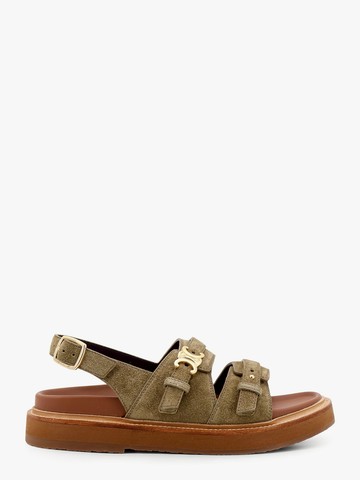 Leather tippi triomphe sandals - CELINE - gender_Woman