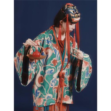 謎阿凰四時吉祥晉制漢服原創改良魏晉風日常通勤國風長衫女裝秋冬