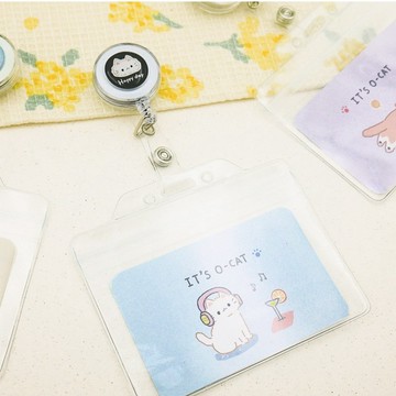 O-CAT - 貓咪棉繩證件夾套組。JTE-124。通勤.識別