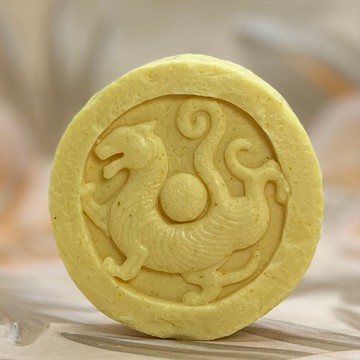 草本古風神獸平安皂(白虎) 草本手工皂 植物萃取搭配精油香氛