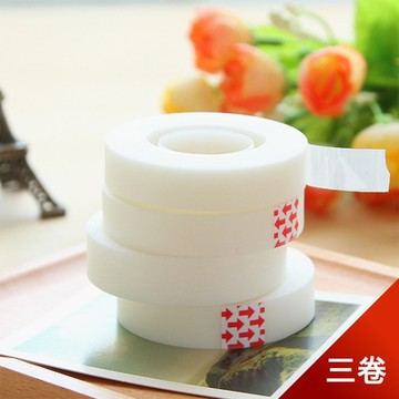 芬菲文創 易撕型透明隱形膠帶 12mm*36y 標記索引劃重點 3卷