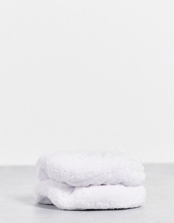 Easilocks Fluffy towel scrunchies x 2-No colour