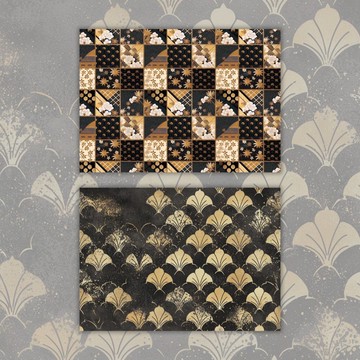 A4. 日式傳統金黑紙