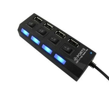 Usb Hub  4 Ports HUB四口集線器 一分四拓展器 一拖四分線器hub