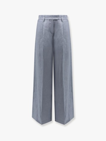 Hemp and linen trouser - BRUNELLO CUCINELLI - gender_Woman