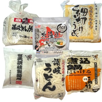 *貪吃熊* 日本 生烏龍麵 烏龍麵 讚岐 四國 烏冬麵 北海道 細烏龍 宮武本場 本場 丸龜 粗烏龍麵 熟烏龍麵 讚歧