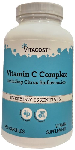 Vitacost Vitamin C Complex with Citrus Bioflavonoids 250 Capsules