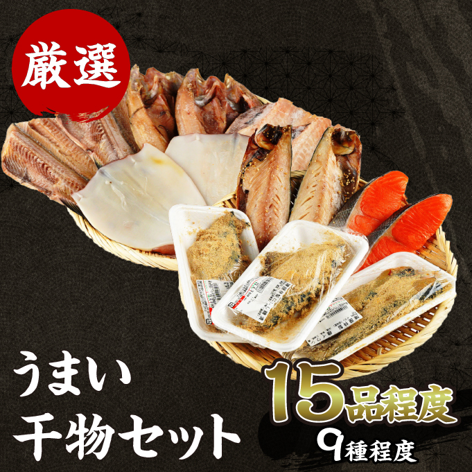 秋田の干物セットC（9種 セット 人気 詰合せ 詰め合わせ さば カレイ 鮭）