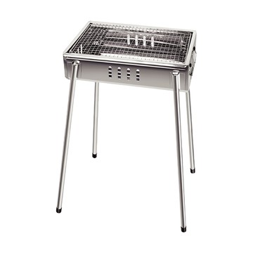 點秋香 夏威夷450不鏽鋼碳烤爐 兩邊把手設計 輕松組裝 收納方便 不鏽鋼材質 可重複使用 戶外烤肉必備  43 x 42 x 29cm  1個