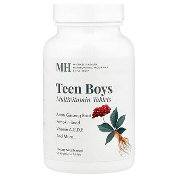 Michael's Health, 少男多維生素，90 片素食片