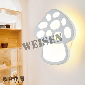 【威森家居】蘑菇LED壁燈 書房創意北歐美式簡約現代大廳臥室客廳吸頂燈吊燈檯燈立燈時尚陽台過道燈具現貨 L190165