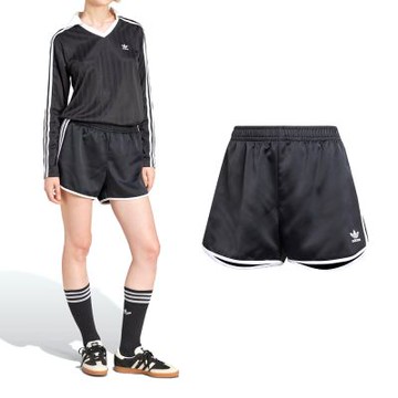 Adidas 3S Sprinter 女款 黑色 愛迪達 三葉草 寬鬆 運動 休閒 訓練 短褲 JD3119